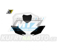 Polepy číslových tabulek (vystřižené) - Honda CRF250 / 14-17 + CRF450 / 13-16 - barva černá