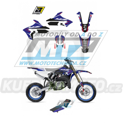 Polepy s potahem sedla (sada polepů a potah sedla Dream) - Yamaha YZ65 / 19-23 - typ polepů Dream4