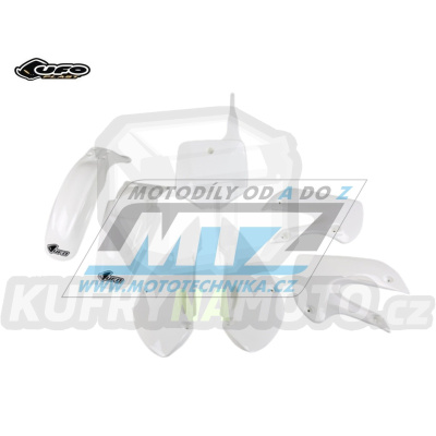 Sada plastů Kawasaki KLX110 / 01-09 - barva bílá