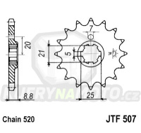 Řetězové kolečko JT JTF 507-13 13 zubů