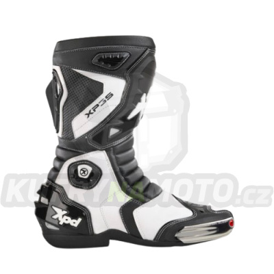 Moto boty XPD XP3-S černo/bílé