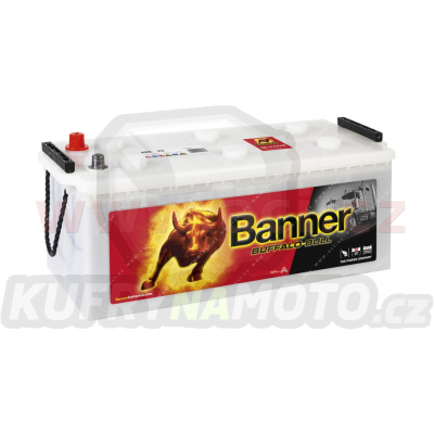 180Ah baterie, 950A, levá BANNER Buffalo Bull 514x223x195(220)