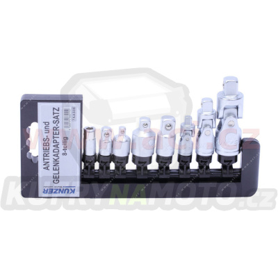 sada redukcí pro ráčny 1/2", 1/4", 3/8", 8 ks