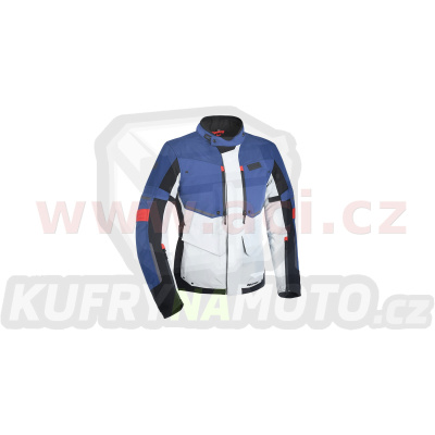 bunda MONDIAL, OXFORD ADVANCED (šedá/modrá/černá/červená)