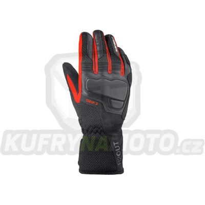 rukavice GRIP 3 LADY, SPIDI, dámské (černá/červená)