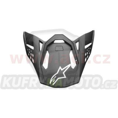 kšilt pro přilby SUPERTECH S-M10 a S-M8 SOLID, ALPINESTARS (černý matný)