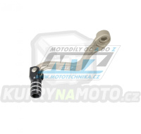 Řadička (řadicí páka) KTM 65SX / 09-23 + Husqvarna TC65 / 17-23 + Gas-Gas MC65 / 21-23 - stříbrná