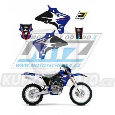 Polepy na motocykl (sada polepů Dream) Yamaha WRF250+WRF450 / 05-06 - typ polepů Dream4