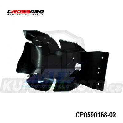 Kryt pod motor plastový DTC Engine Guard - KTM 450EXC+500EXC / 17-19 - barva černá