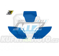 Polepy číslových tabulek (vystřižené) - Honda CRF250 / 06-07 - barva modrá