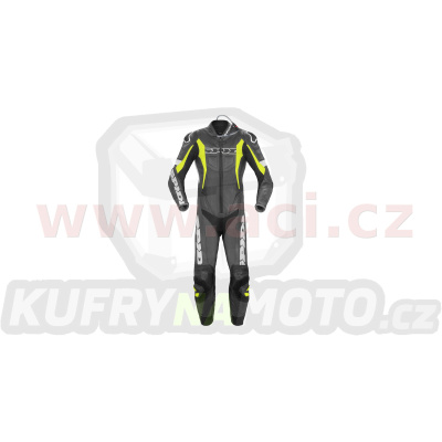 jednodílná kombinéza SPORT WARRIOR PERFORATED PRO, SPIDI (černá/žlutá fluo/bílá)