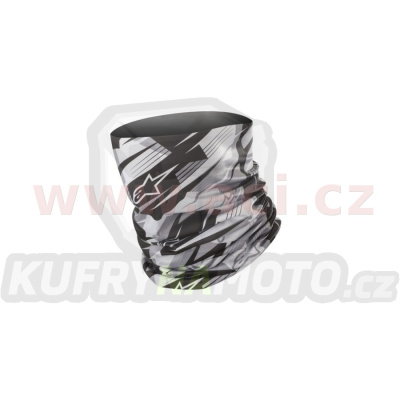 nákrčník BLURRED NECK TUBE, ALPINESTARS (černá/šedá)