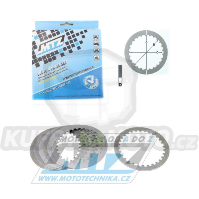 Lamely spojkové plechové (meziplechy) MTZ 883-P047-7 - Kawasaki GPX750R+GPZ900R Ninja+KX250+VN750+VN800+VN800 Classic+VN800 Classic+VN800 Drifter+VN900 Classic+VN900 Classic Light Tourer+VN900 Classic SE+VN900 Custom+W650+W800+Z750LTD Twin