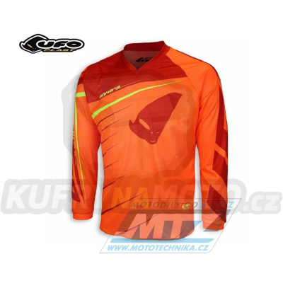 Dres motokros dětský UFO HYDRA  - oranžový - velikost XXS