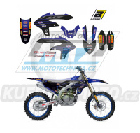 Polepy na motocykl (sada polepů Graphics) Yamaha YZF450 / 23-24 + YZF250 / 24 - typ polepů Replica Yamaha Factory