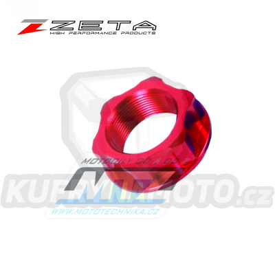 Matice krku řízení - ZETA ZE58-2033 - Honda XR50R+CRF50F / 99-17 + Kawasaki KX65 / 00-25 + KX85+KX100 / 01-25 + KX125+KX250 / 88-91 + KLX110 / 02-25 + KLX125 / 10-16 + KLX150 + KLX230 / 20-22 - červená
