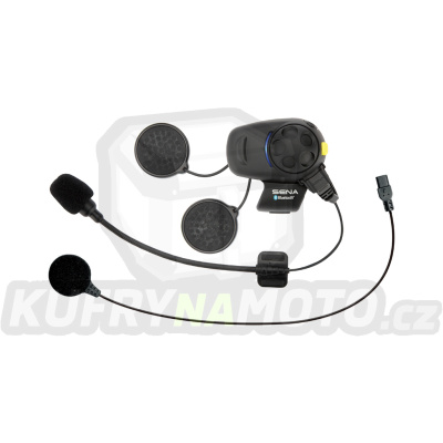 SENA SMH5D-FM-UNIV interkom handsfree headset moto SMH5FM BLUETOOTH 3.0 DO 700M s radiem FM taky universálním setem mikrofonů ( 2 sety ) - akce