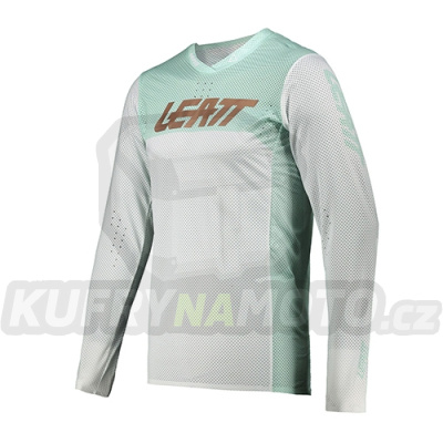 LEATT MOTO 5.5 ULTRAWELD dres ICE TRIČKO TURQUOISE / WHITE velikost XL-5021020143-akce