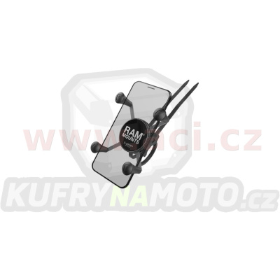kompletní sestava držáku mobilního telefonu X-Grip pro menší telefony s úchytem EZ-ON/OFF, RAM Mounts