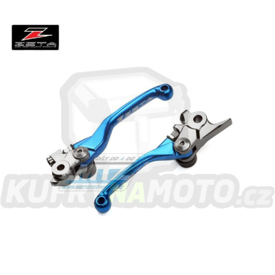 Sada výklopných páček ZETA PIVOT - ZETA ZE44-2102 - Kawasaki KX65 / 00-24 + KX80+KX85+KX100+KX112 / 01-24 + KX125 / 00-05 + KX250 / 00-04 + KXF250 + Suzuki RMZ250 / 07-23 + RMZ450 / 05-23 - modré