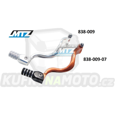 Řadička (řadicí páka) KTM 65SX / 98-08 + Beta EVO80+REV50+REV80 - stříbrná