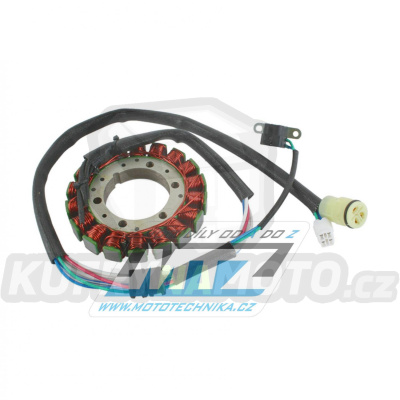 Stator generátoru (alternátor) - Yamaha YFM350R Raptor / 04-13 + YFM350X Warrior / 02-04 + YFM400 BigBear 2WD / 00-04 + YFM400 Big Bear 4WD / 00-12 + YFM660 Grizzly / 02-08 + YXR660 Rhino / 04-07