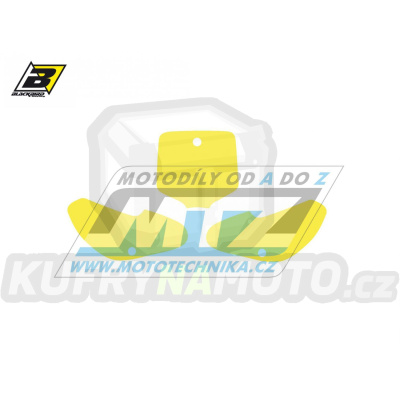 Polepy číslových tabulek (vystřižené) - Kawasaki KX65 / 00-23 - barva žlutá