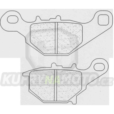 Brzdové destičky CL BRAKES 1152 X59 (X55)