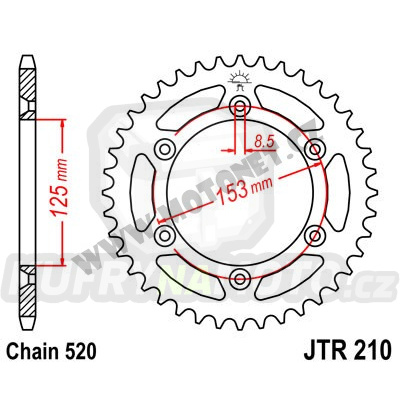 Rozeta MTZ 46 zubů-95-0210-46- výprodej JTR 210-46