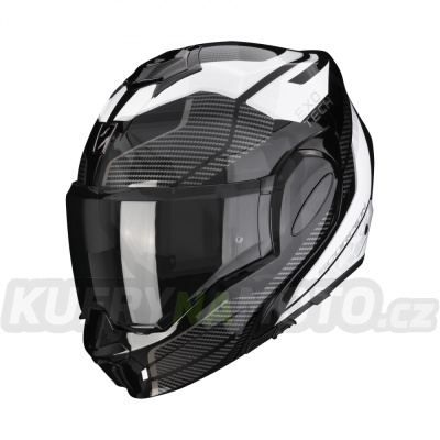 Moto přilba SCORPION EXO-TECH EVO ANIMO černo/bílá