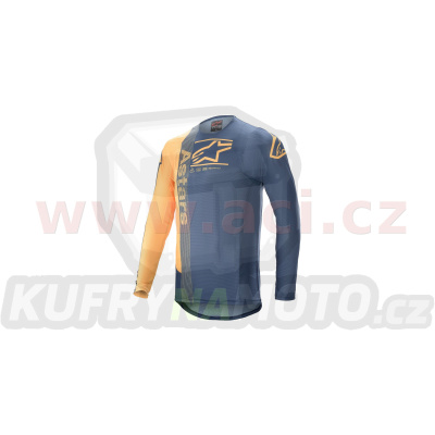 dres SUPERTECH FOSTER, ALPINESTARS (modrá/oranžová)