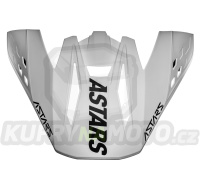 kšilt pro přilby S-M5 RAYON, ALPINESTARS (bílá/černá matná) 2022