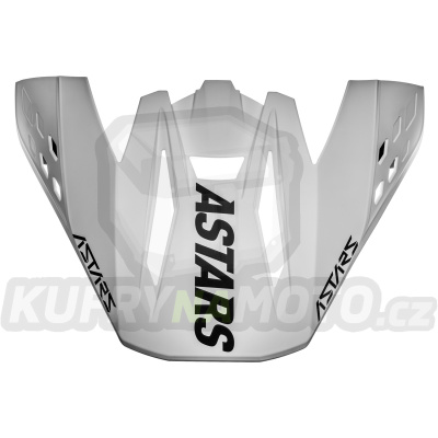 kšilt pro přilby S-M5 RAYON, ALPINESTARS (bílá/černá matná) 2022