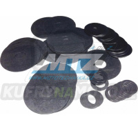 Planžeta pérování Suspension Shim / Flake Valve - rozměry 10x12x0,10mm