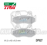 Destičky brzdové DP927-LU TRW Lucas MCB746 - směs Allround
