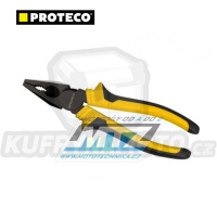 Kleště kombinované 180mm s dvouplastovou rukojetí a vyoseným čepem - Proteco