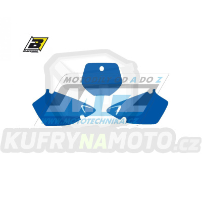 Polepy číslových tabulek (vystřižené) - Yamaha YZ125+YZ250 / 96-99 - barva modrá