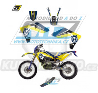 Polepy s potahem sedla (sada polepů a potah sedla Dream) - Husqvarna TC400+TC570 + TE400+TE570 / 01-04 - typ polepů Dream4
