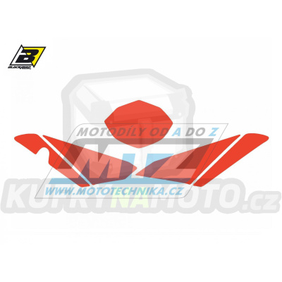 Polepy číslových tabulek (vystřižené) - Husqvarna TE449+TE511 / 11-13 - barva červená