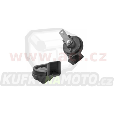 klakson Foghorn 12V, více jak 105dB, OXFORD (černý)