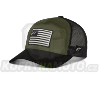kšiltovka FLAG SNAP HAT, ALPINESTARS (zelená/černá)