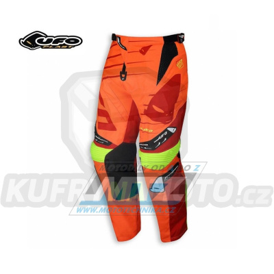 Kalhoty motokros UFO HYDRA - oranžové - velikost 40/58