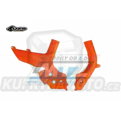Kryty rámu KTM 125SX+150SX+250SX + 250SXF+350SXF+450SXF / 19-22 + 150EXC+250EXC+300EXC + 250EXCF+350EXCF+450EXCF+500EXCF / 20-22 - barva FLUO oranžová (neon oranžová)