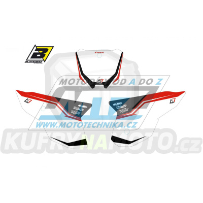 Polepy číslových tabulek (vystřižené) - Honda CRF250 / 22-23 + CRF450 / 21-23 - typ polepů Dream4