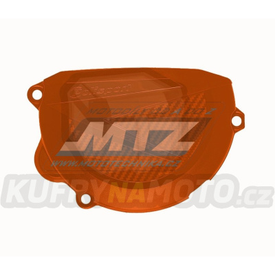 Kryt spojkového víka KTM 250SX+300SX + 250EXC+300EXC / 08-12 - barva oranžová
