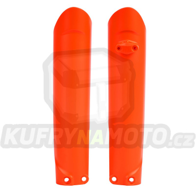 Kryty přední vidlice POLISPORT (pár) oranžová KTM 16