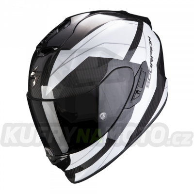 Moto přilba SCORPION EXO-1400 CARBON AIR LEGIONE bílá