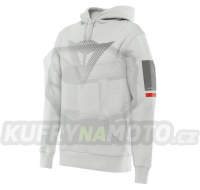 Mikina DAINESE FADE HOODIE světle/tmavě šedo/červená
