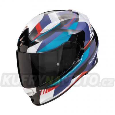 Moto přilba SCORPION EXO-491 ABILIS černo/modro/červená