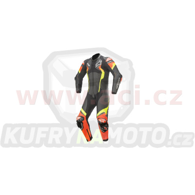 jednodílná kombinéza ATEM 4, ALPINESTARS (černá/červená fluo/žlutá fluo)